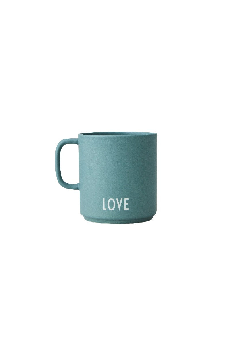 Design Letters Favourite, kop - Dusty Green, H: 8,5 cm. D: 8 cm - Bahne